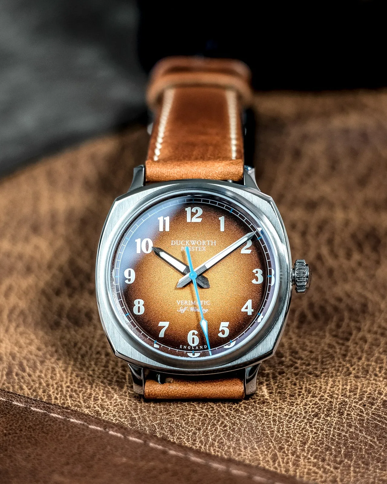 Duckworth Prestex Verimatic Orange Fume Tan Leather