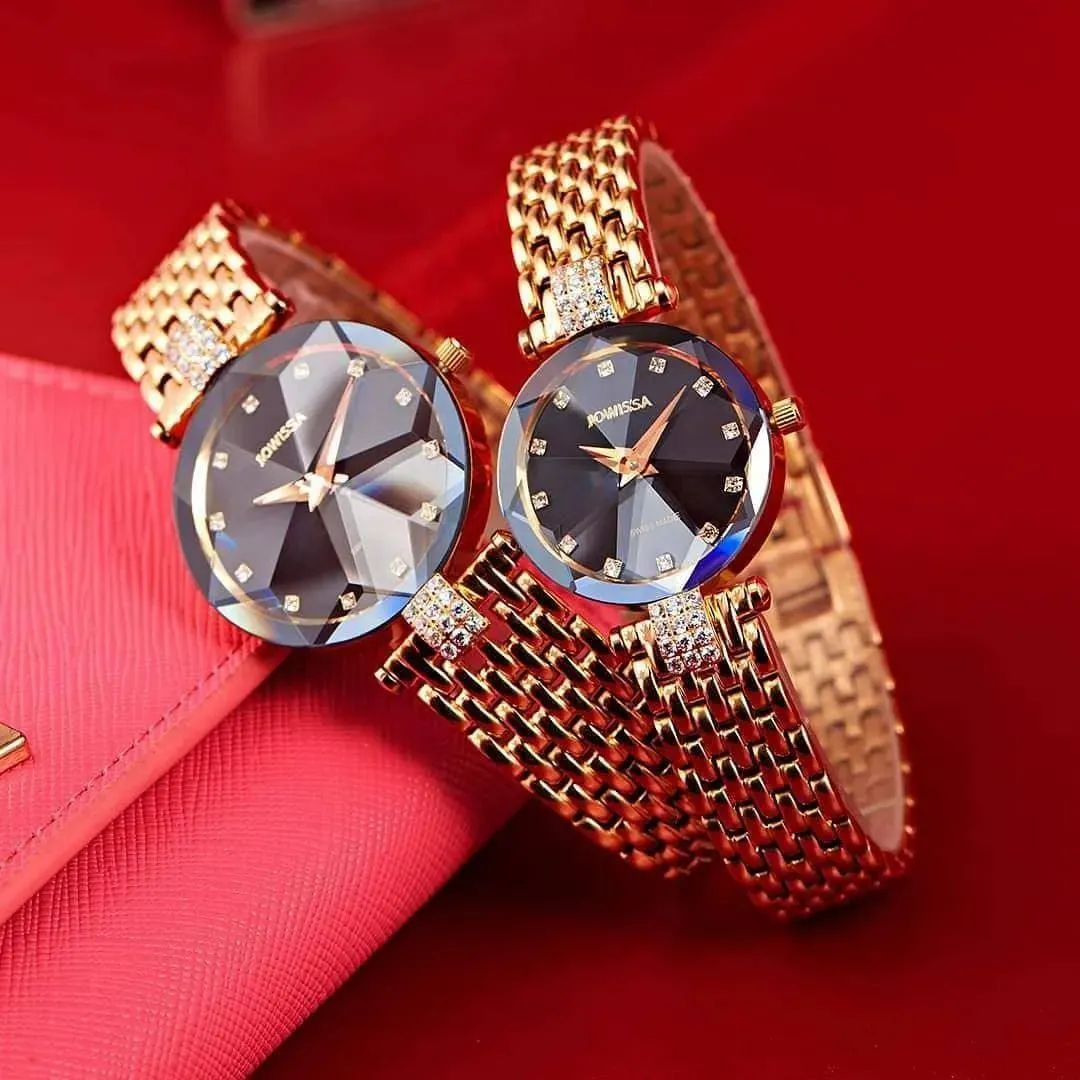 Facet Strass Swiss Ladies Watch J5.630.S