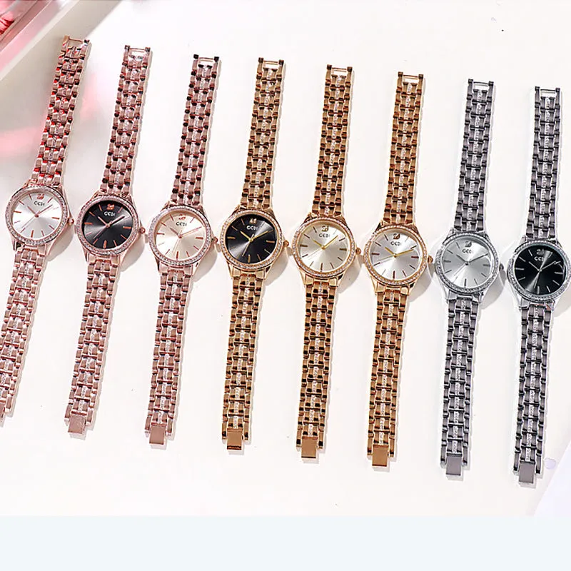 Fashion diamond trendy watch temperament wild waterproof women's watcehes
