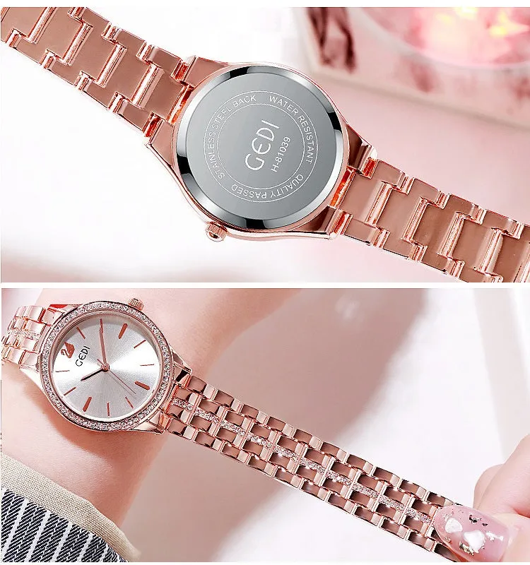 Fashion diamond trendy watch temperament wild waterproof women's watcehes
