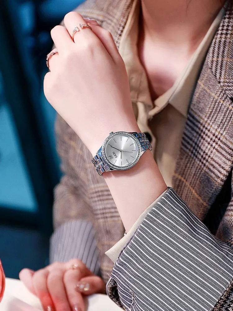 Fashion diamond trendy watch temperament wild waterproof women's watcehes