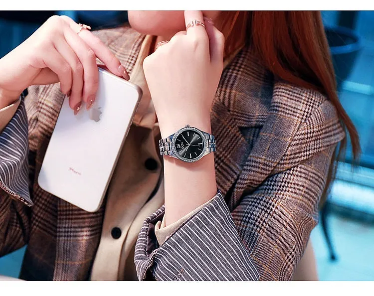 Fashion diamond trendy watch temperament wild waterproof women's watcehes
