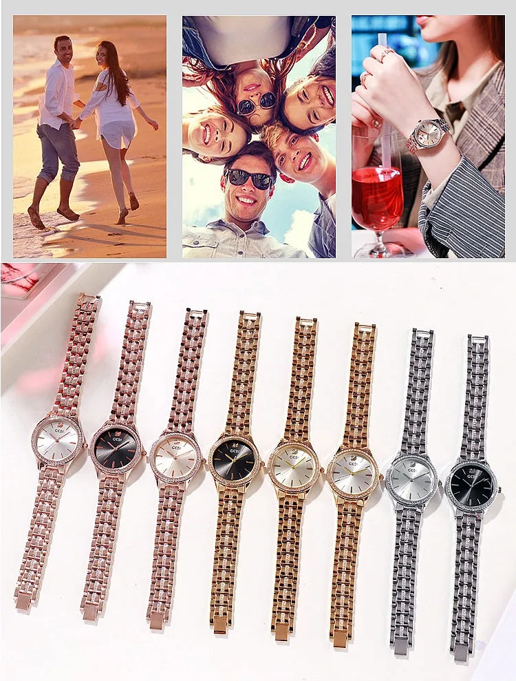Fashion diamond trendy watch temperament wild waterproof women's watcehes
