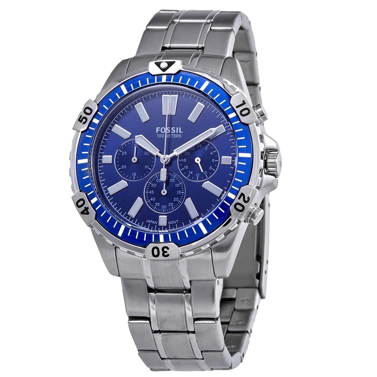 Fossil Garrett Chronograph Quartz Blue Dial Men's Watch FS5623