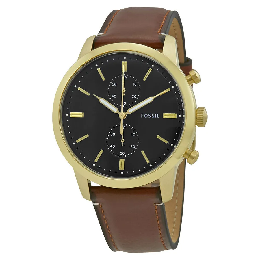 Fossil Townsman Chronograph Black Dial Men's Watch FS5338