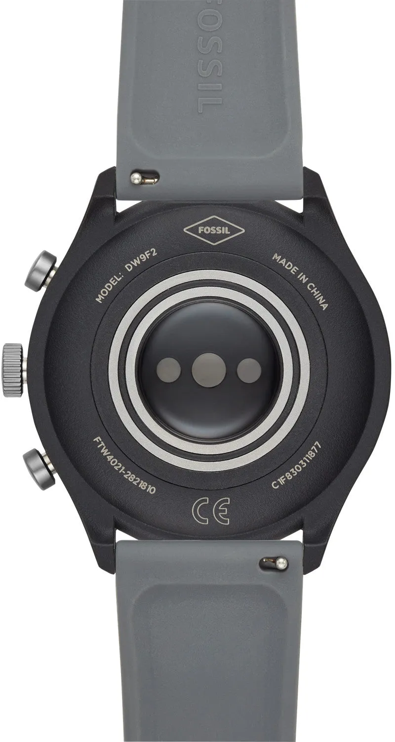 Fossil Watch Sport Smartwatch Smokey Blue Silicone