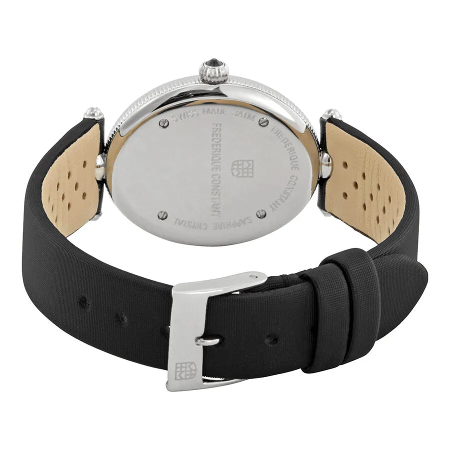 Frederique Constant Art Deco Black Mother of Pearl Dial Ladies Watch FC-200MPB2V6
