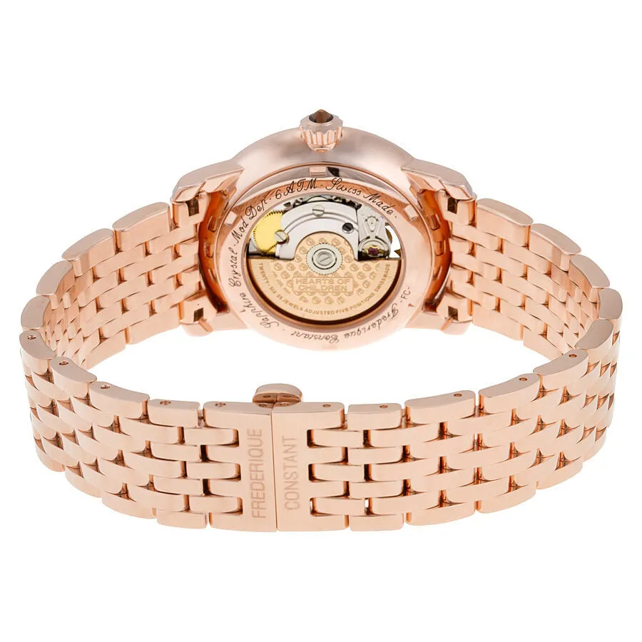 Frederique Constant World Heart Federation Mother of Pearl Diamond Ladies Watch FC-310WHF2PD4B3