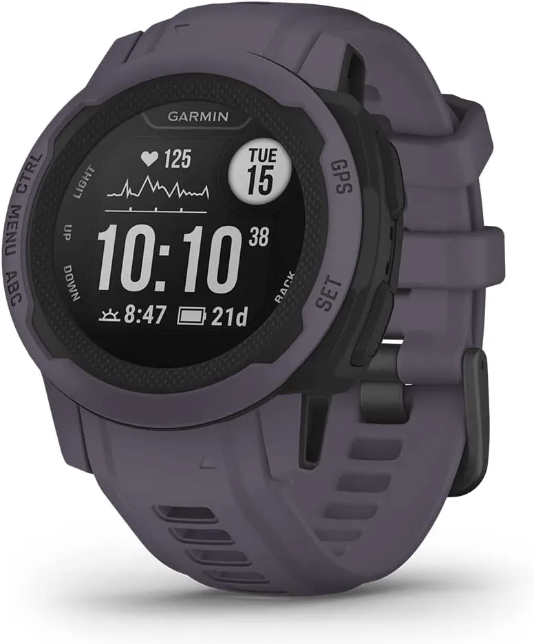 Garmin 010-02064-00 Instinct, Rugged Outdoor Watch with GPS, Features Glonass and Galileo, Heart Rate Monitoring and 3-Axis Compass, Graphite