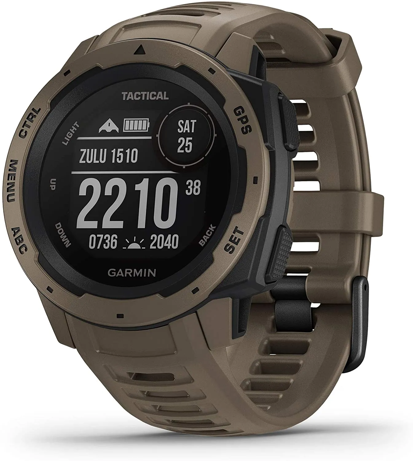 Garmin 010-02064-00 Instinct, Rugged Outdoor Watch with GPS, Features Glonass and Galileo, Heart Rate Monitoring and 3-Axis Compass, Graphite