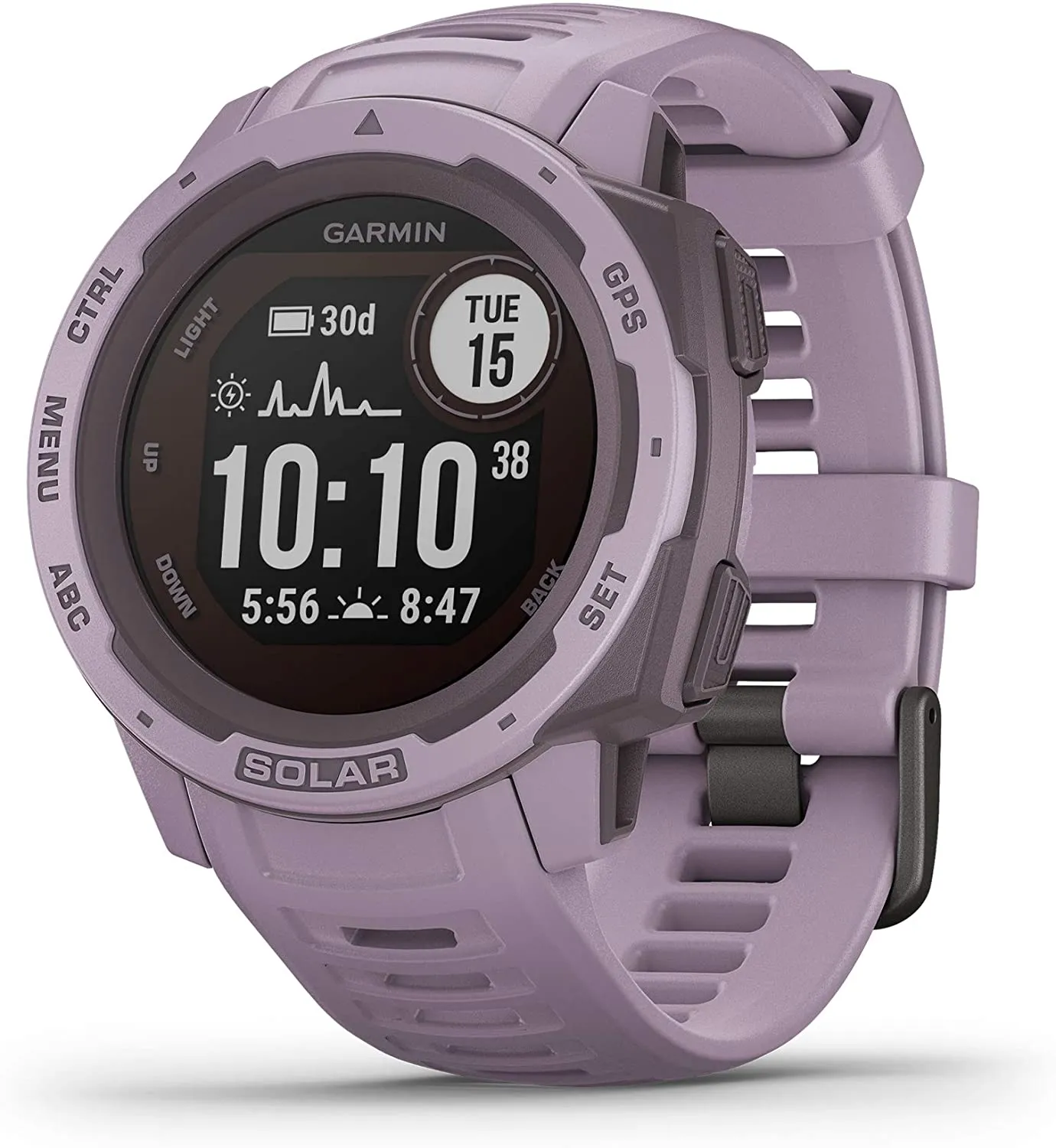 Garmin 010-02064-00 Instinct, Rugged Outdoor Watch with GPS, Features Glonass and Galileo, Heart Rate Monitoring and 3-Axis Compass, Graphite