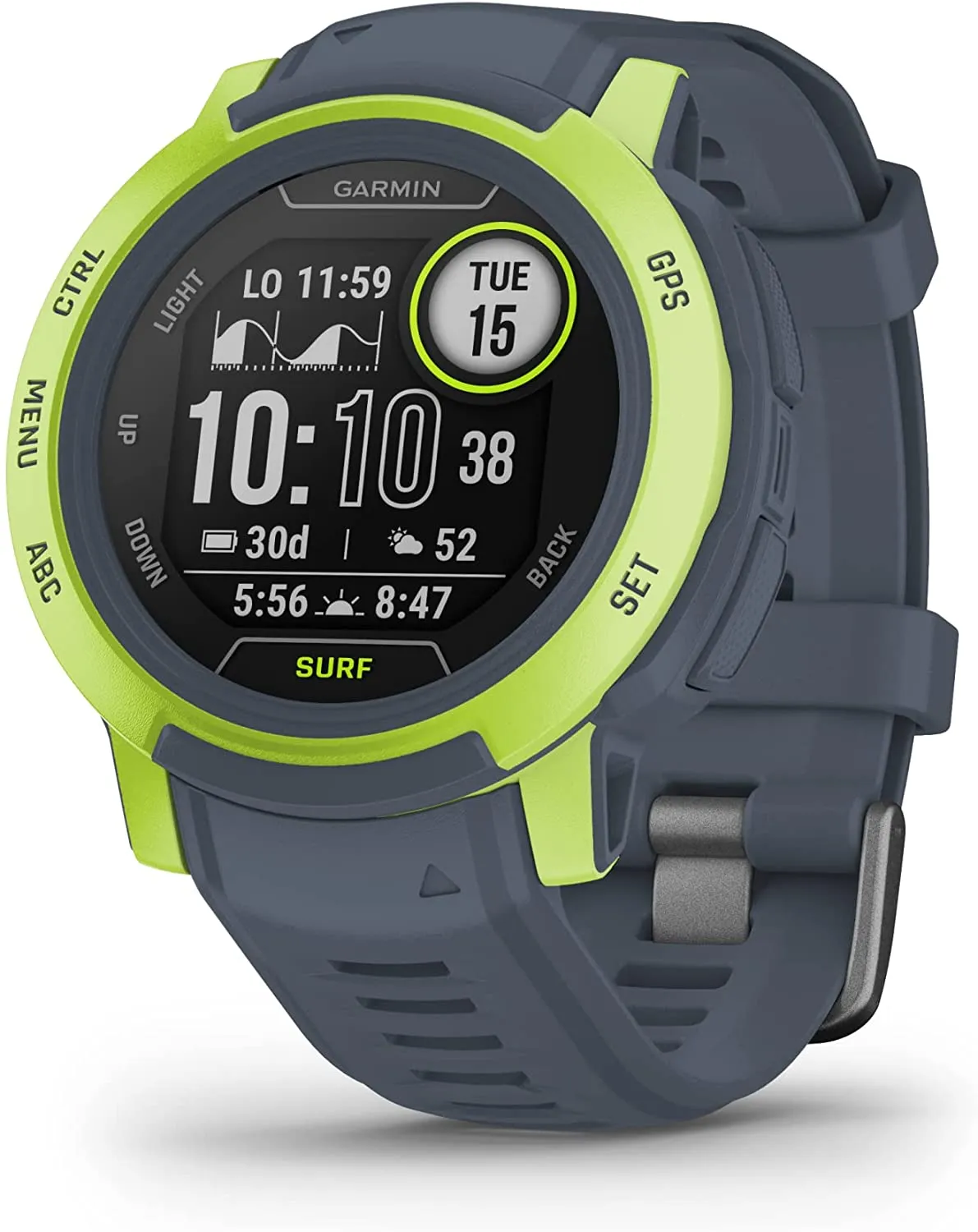 Garmin 010-02064-00 Instinct, Rugged Outdoor Watch with GPS, Features Glonass and Galileo, Heart Rate Monitoring and 3-Axis Compass, Graphite
