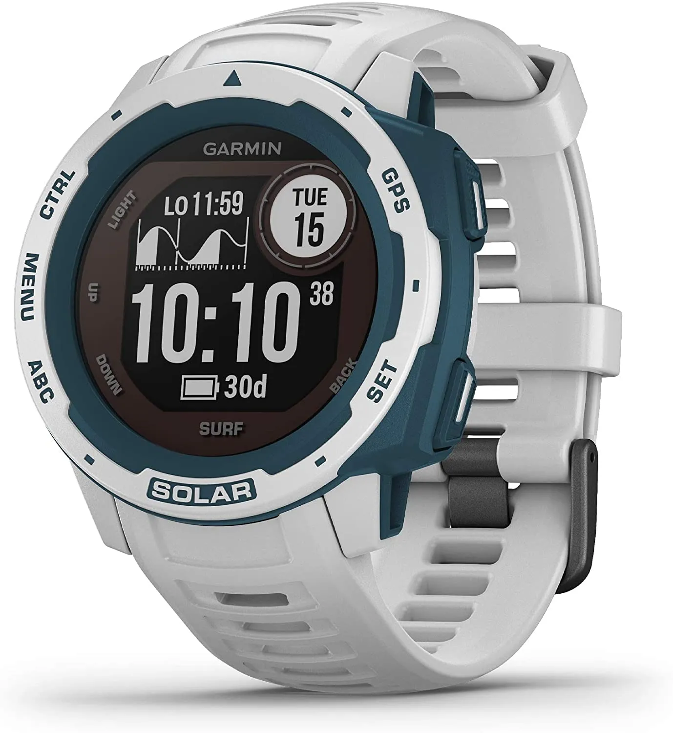 Garmin 010-02064-00 Instinct, Rugged Outdoor Watch with GPS, Features Glonass and Galileo, Heart Rate Monitoring and 3-Axis Compass, Graphite
