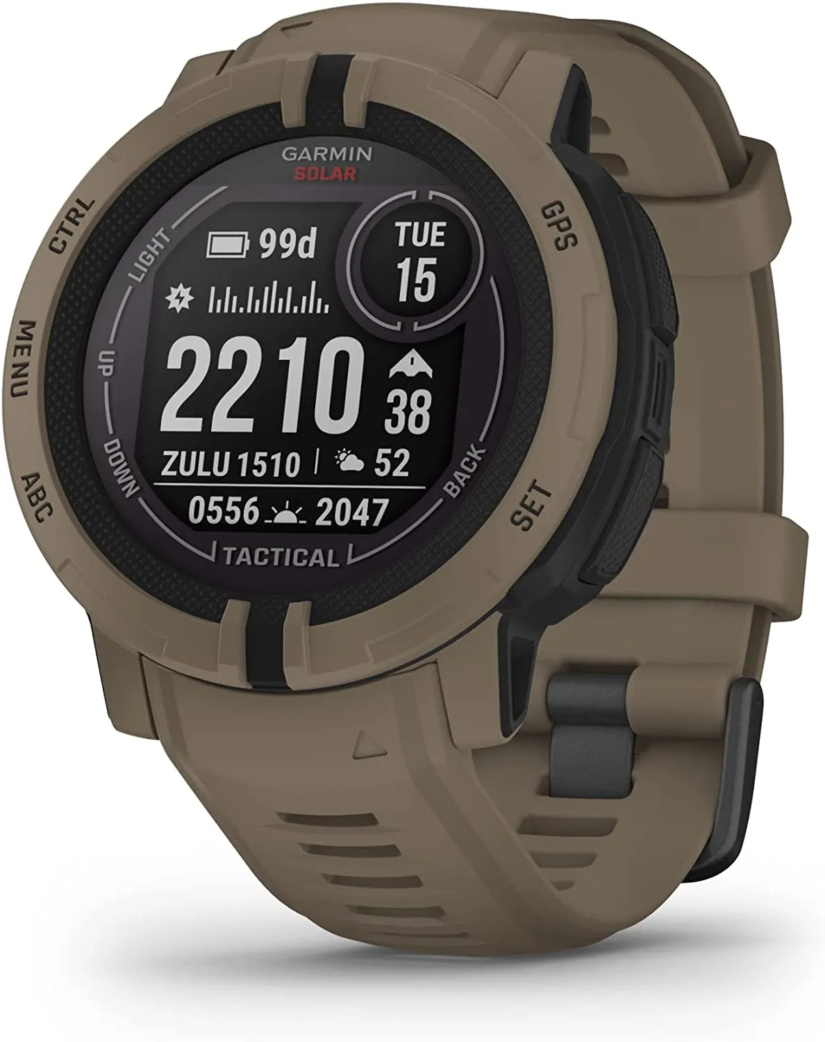 Garmin 010-02064-00 Instinct, Rugged Outdoor Watch with GPS, Features Glonass and Galileo, Heart Rate Monitoring and 3-Axis Compass, Graphite