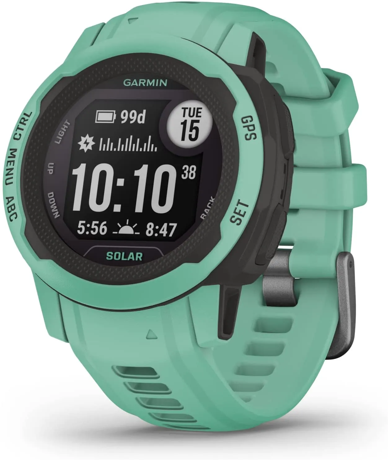 Garmin 010-02064-00 Instinct, Rugged Outdoor Watch with GPS, Features Glonass and Galileo, Heart Rate Monitoring and 3-Axis Compass, Graphite