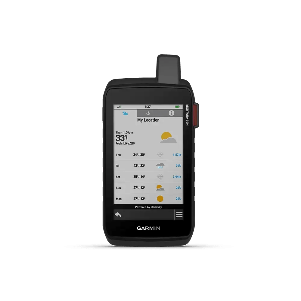 Garmin Montana® 700i Rugged GPS Touchscreen Navigator with inReach® Technology