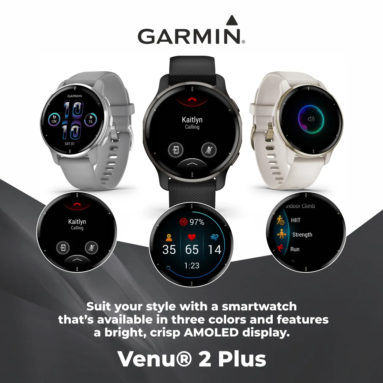 Garmin Venu 2 Plus GPS Multisport Smartwatch