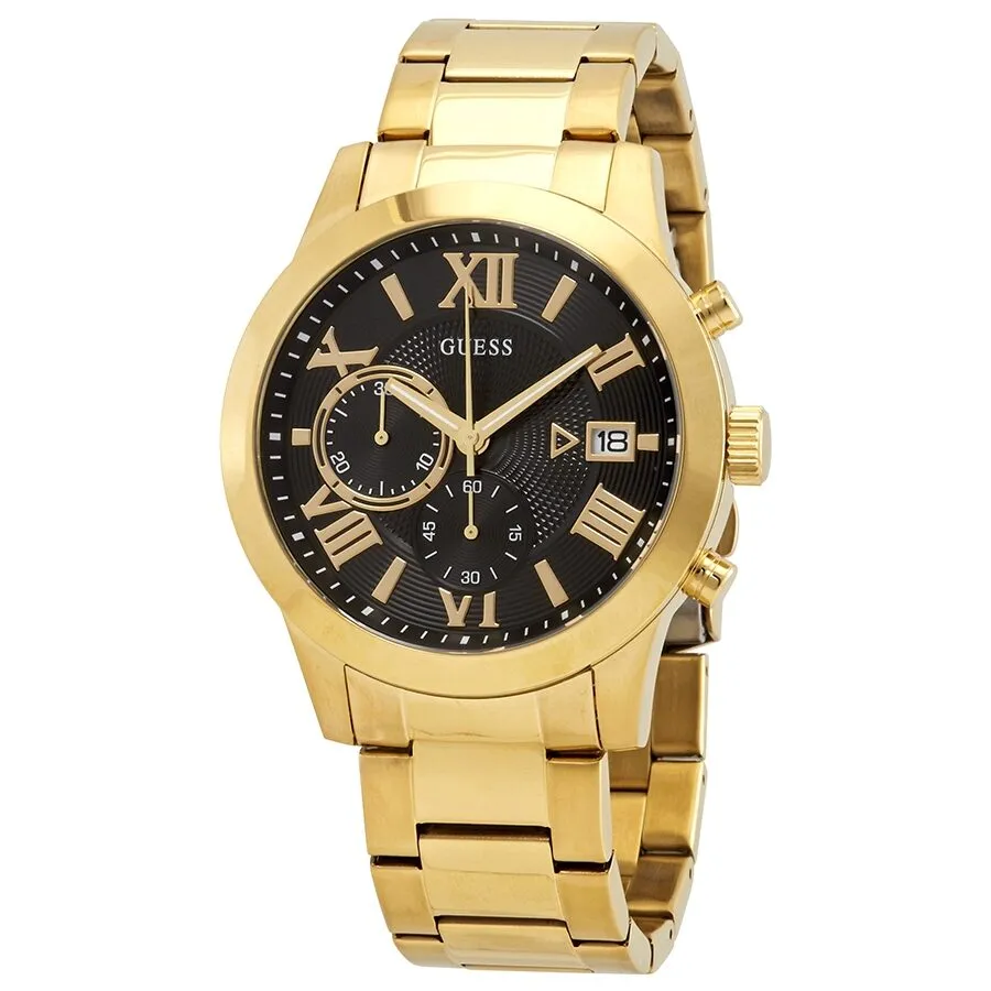 Guess Atlas Chronograph Quartz Black Dial Men's Watch W0668G8