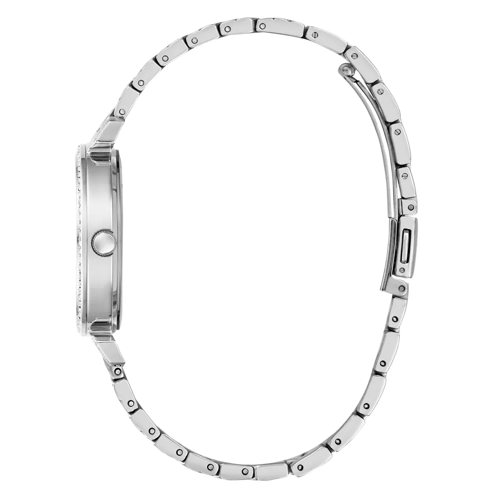 Guess Bejeweled Enchantment Bejeweled Silver-Tone Analogue Women's Watch GW0763L1