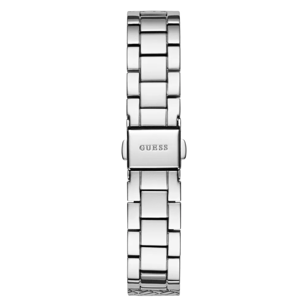 Guess Bejeweled Enchantment Bejeweled Silver-Tone Analogue Women's Watch GW0763L1