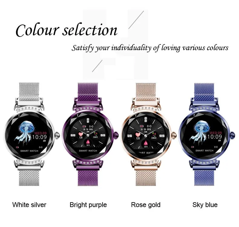 H2 Women Smart Bracelet - Fashionable Watch with Female Health Features