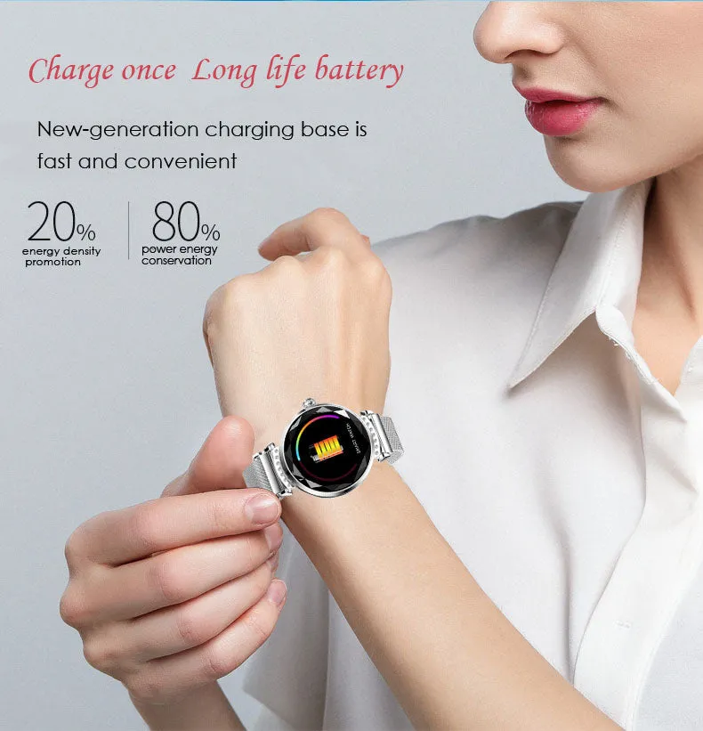 H2 Women Smart Bracelet - Fashionable Watch with Female Health Features