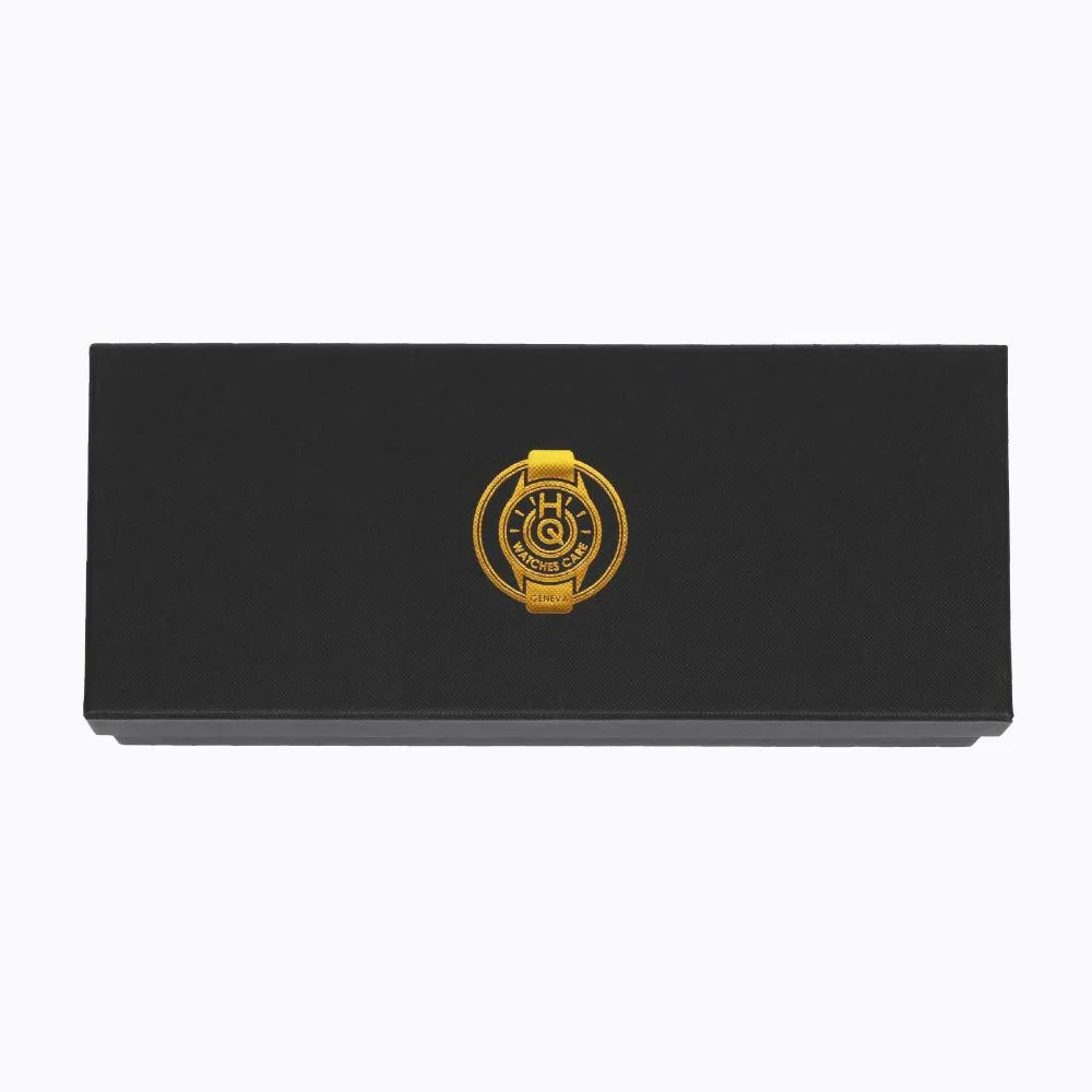 HQ Watches Care Watch Roll 3 Slots Luxury Travel Case Navy Blue
