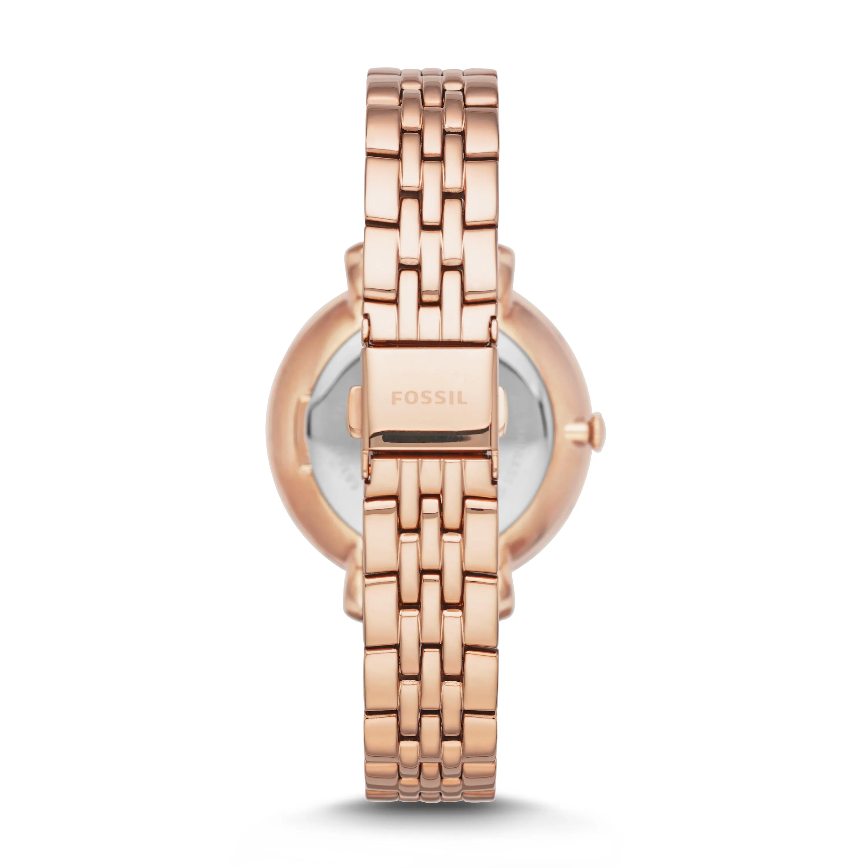 Jacqueline Rose-Tone Stainless Steel Watch