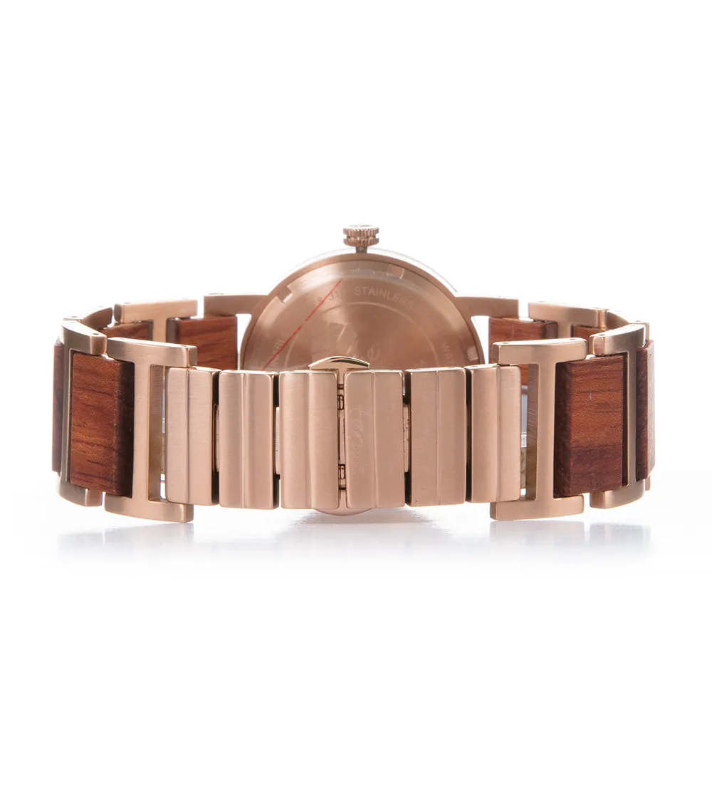 Karri Wood Rose Gold, Black Mother of Pearl - 22551
