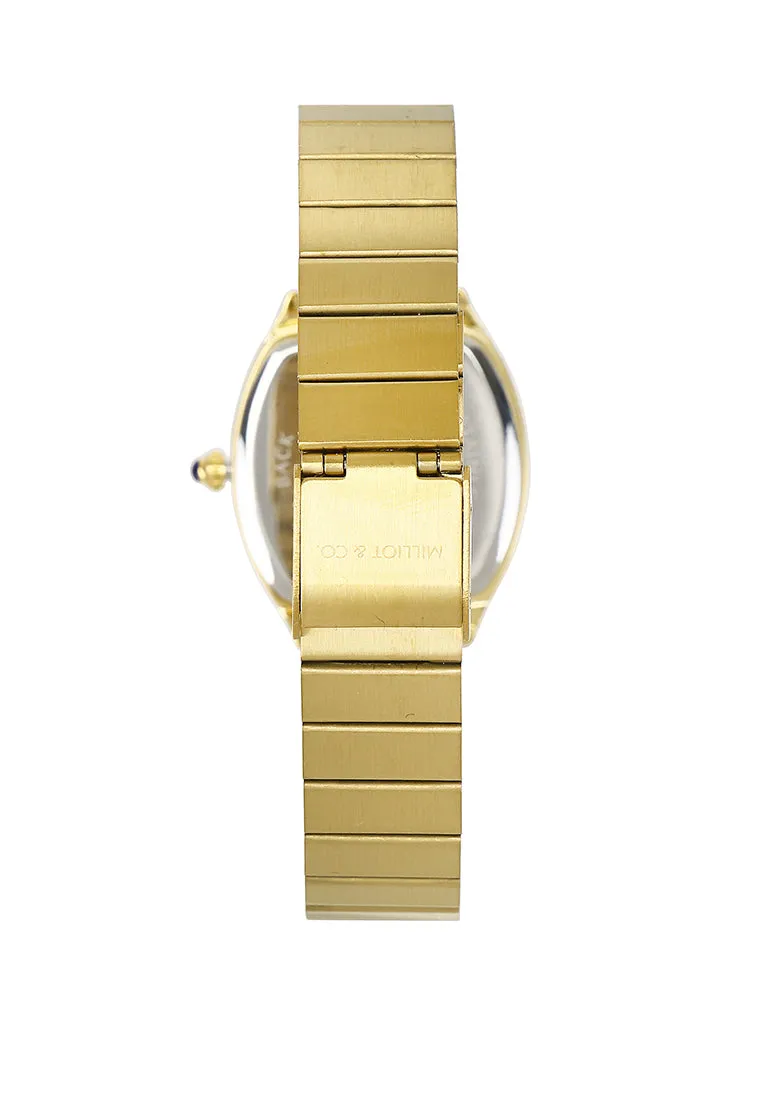 Kendall Gold Stainless Steel Analogue Watch (Gold)