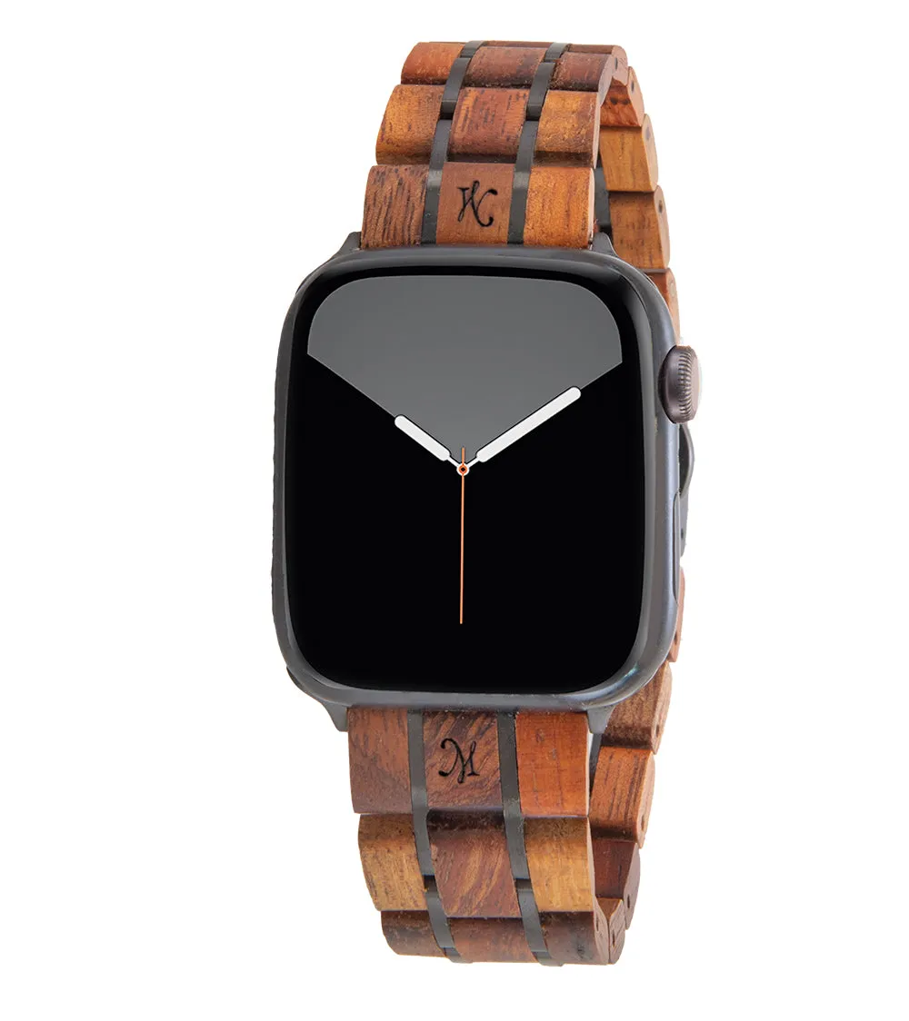 Koa Black Apple Watch Band