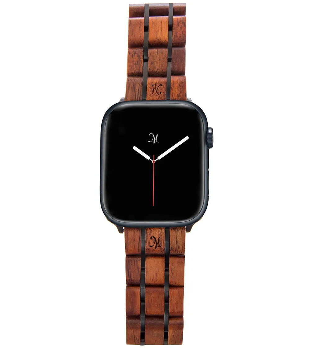 Koa Black Apple Watch Band