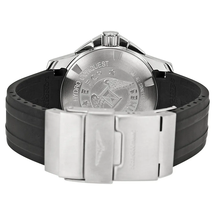 Longines HydroConquest Chronograph Black Dial Stainless Steel Men's Watch L36904592