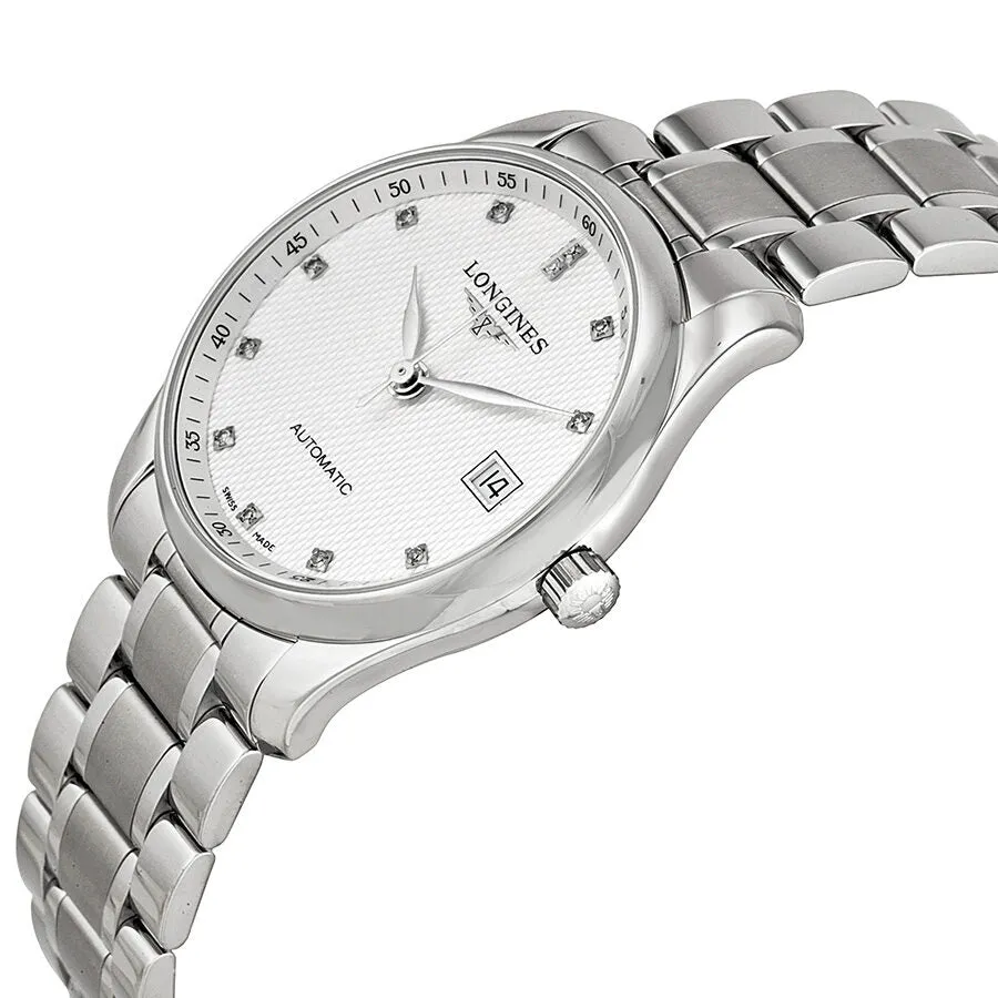 Longines Master Collection Silver Diamond Dial Stainless Steel L25184776