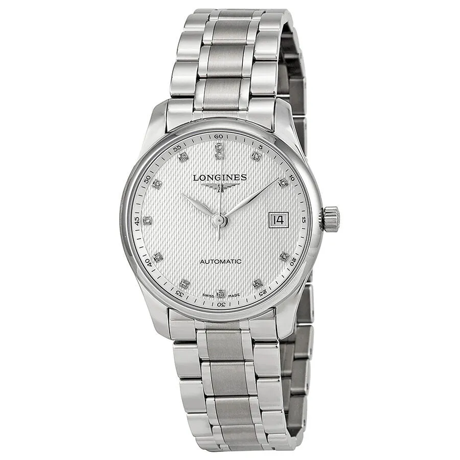 Longines Master Collection Silver Diamond Dial Stainless Steel L25184776