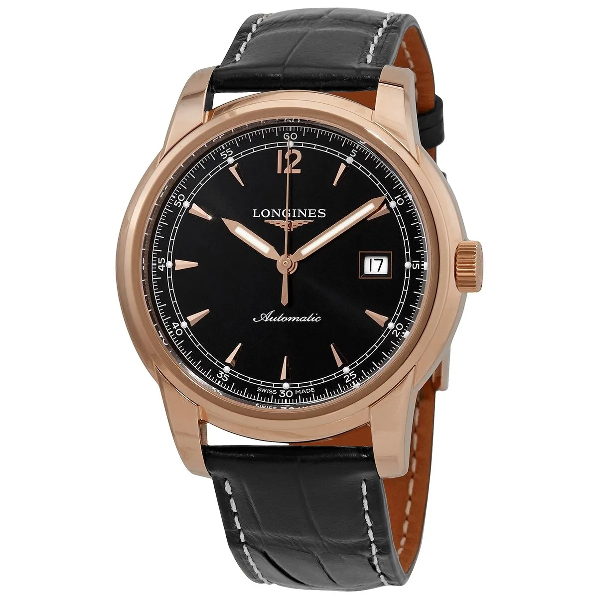 Longines Saint-Imier Collection 18kt Rose Gold Automatic Men's Watch L2.766.8.59.3