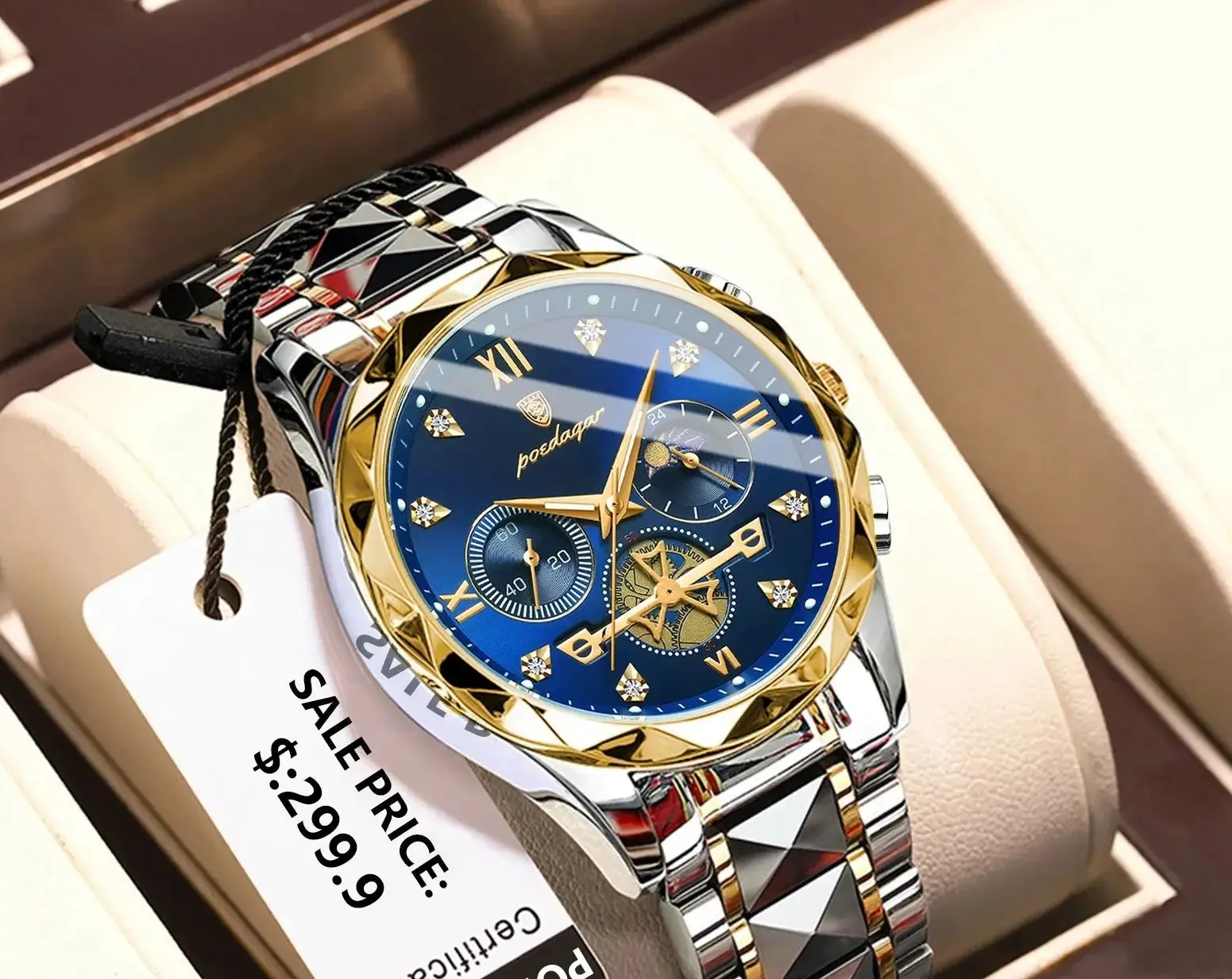 **Luxury Men's Quartz Watches**