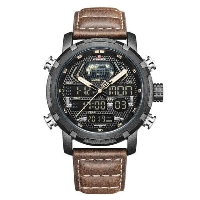 Luxury Sports Leather Watch