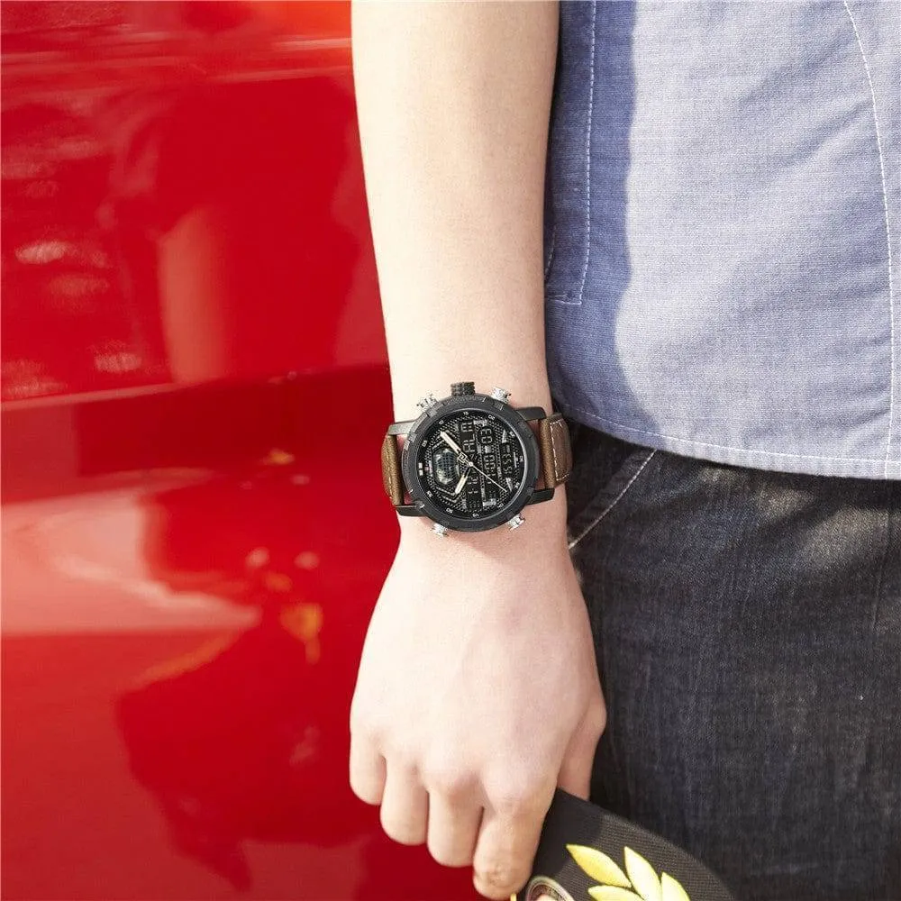 Luxury Sports Leather Watch