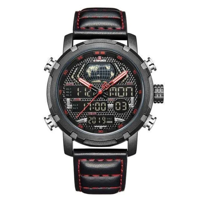 Luxury Sports Leather Watch