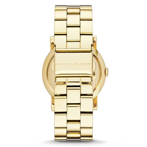 Marc By Marc Jacobs Amy Black Women's Gold Classic Watch MBM3273
