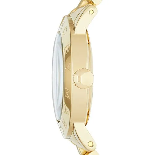 Marc By Marc Jacobs Amy Black Women's Gold Classic Watch MBM3273