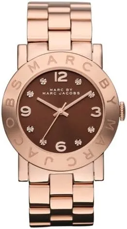 Marc By Marc Jacobs Amy women's rose gold plated watch MBM3167