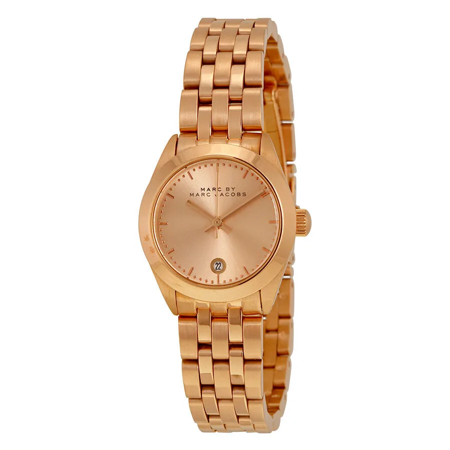 Marc by Marc Jacobs Peeker Rose Dial Ladies Watch MBM3374