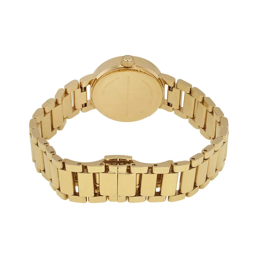 Marc By Marc Jacobs Peggy Gold Sunray Dial Gold-tone Stainless Steel Ladies Watch MBM3405