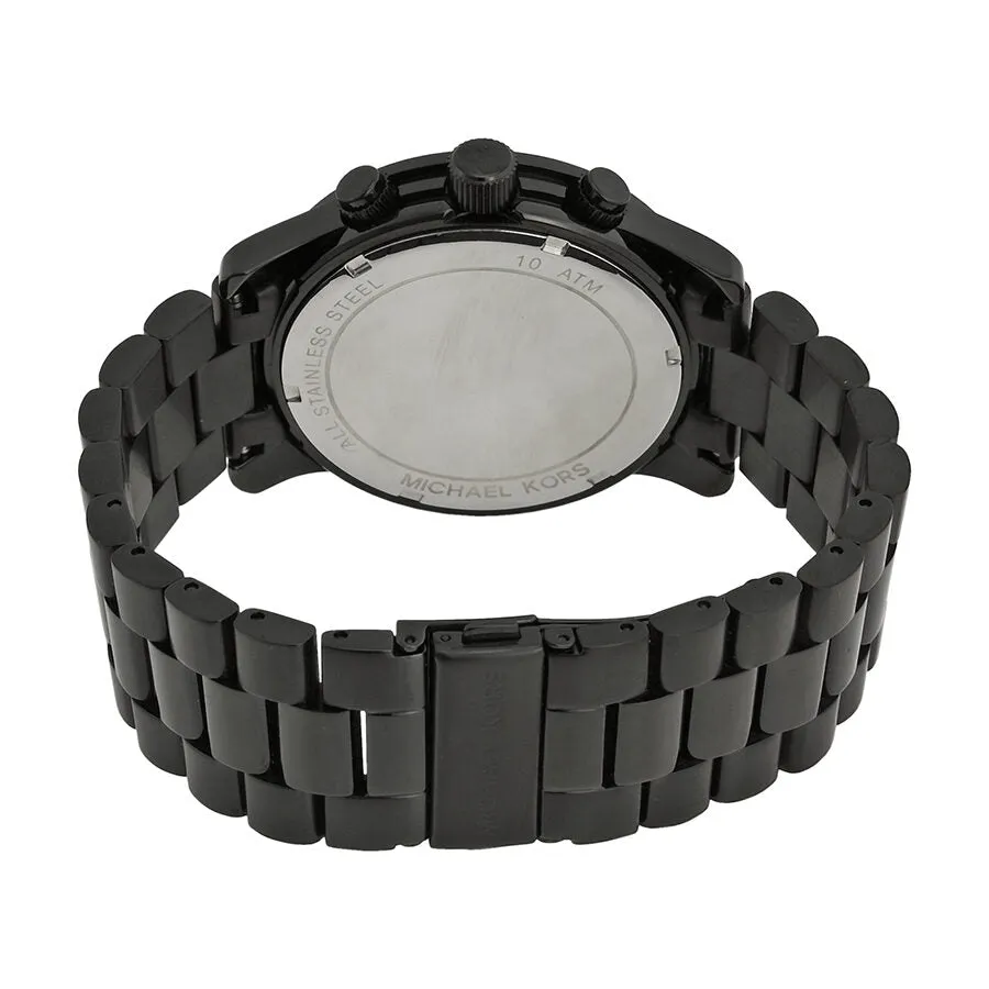 Michael Kors Blacked Out Runway Chronograph Men's Watch MK8157