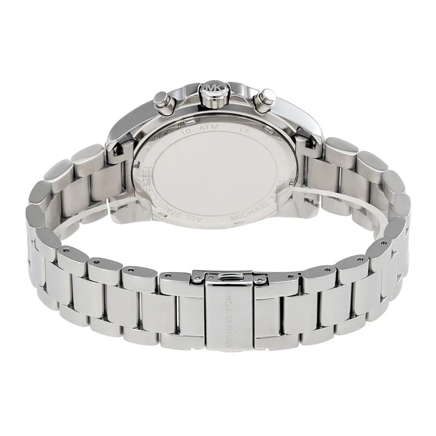Michael Kors Bradshaw Silver Crystal Pave Dial Unisex Watch MK6320