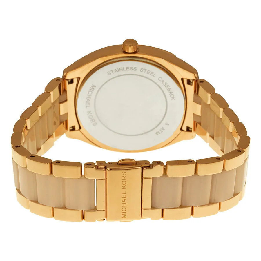 Michael Kors Bryn Rose Dial Rose Gold-tone Ladies Watch MK6135
