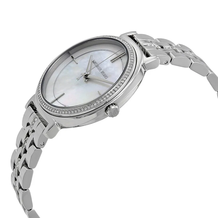 Michael Kors Cinthia Mother of Pearl Dial Ladies Watch MK3641