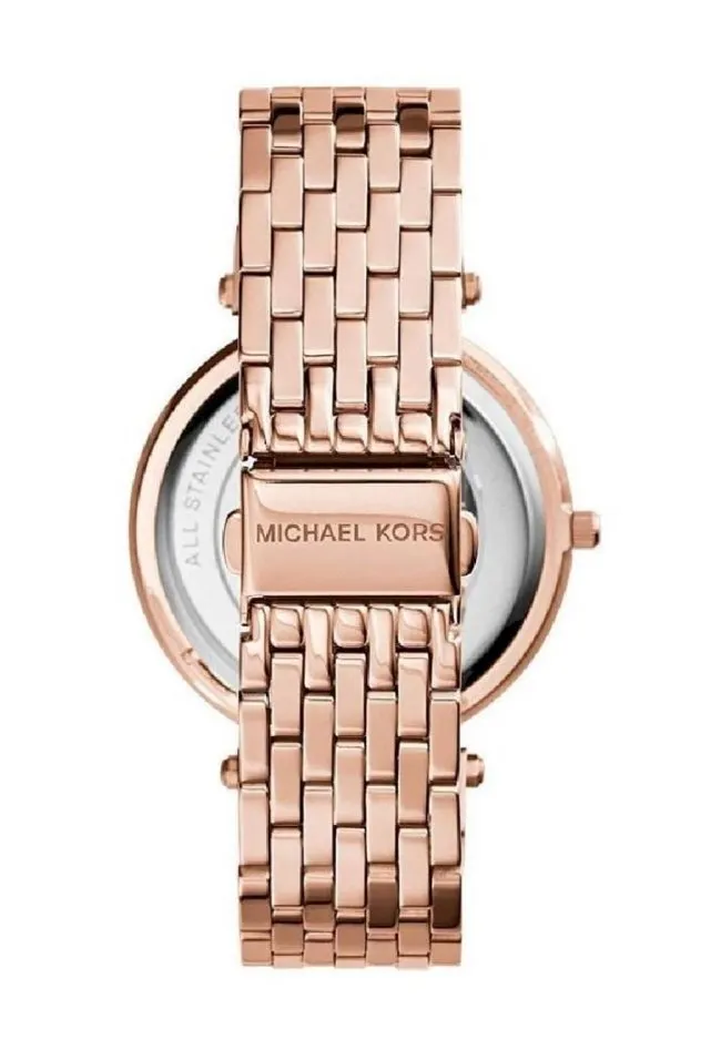 Michael Kors Ladies Watch Darci 39mm Rose Gold Pave MK3439
